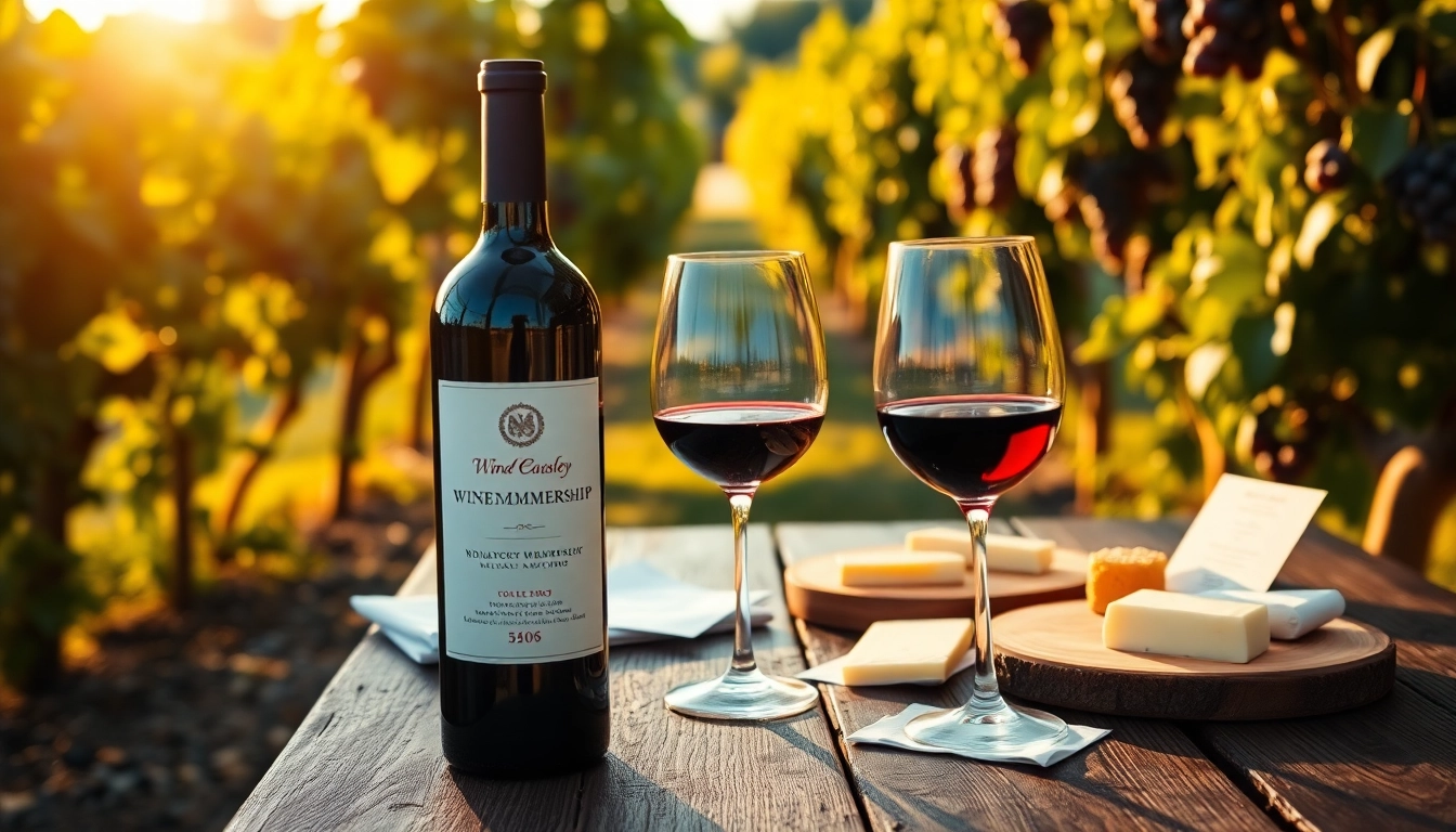 Join the Winery Membership for exclusive tastings and vineyard experiences in a beautiful setting.