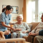 Senior caregivers austin tx providing attentive care and support in a warm, inviting home setting.