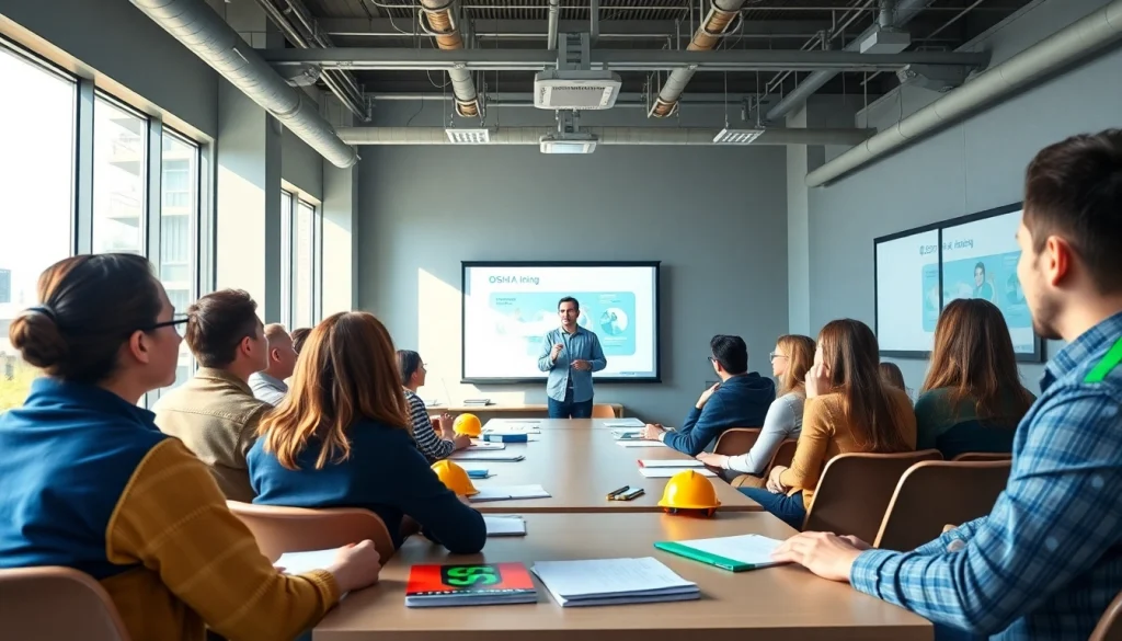 Engaged participants in OSHA training carolinas learning essential safety practices.
