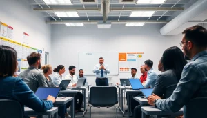 Engaged professionals in an OSHA training carolinas session learning essential safety protocols.