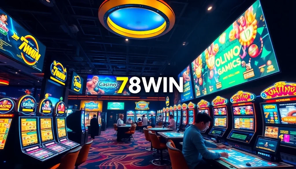 Experience the excitement of 78WIN's online gaming with vibrant visuals and engaging gameplay.