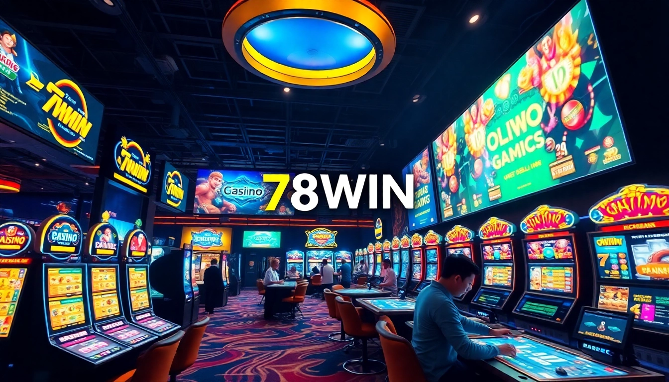 Experience the excitement of 78WIN's online gaming with vibrant visuals and engaging gameplay.