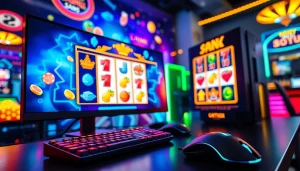 Menyajikan pengalaman bermain walettoto dengan setup gamer yang menarik dan animasi slot yang menyeronokkan.