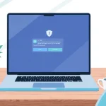 Explore vpn download free with a dynamic laptop setup showcasing the installation process.