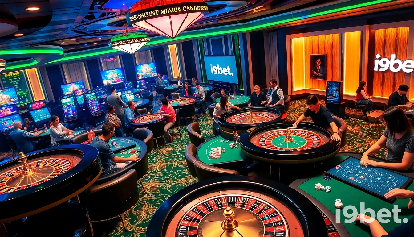 Experience high-stakes gaming at i9bet with engaging roulette and poker activities.