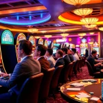 Experience the thrill of slot bet kecil games in a vibrant casino atmosphere.
