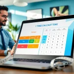 Calculate your Total Daily Energy Expenditure with this engaging TDEE calculator in a bright setting.