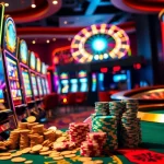 Situs Slot Gacor with players immersed in thrilling slot games and exciting casino ambiance.