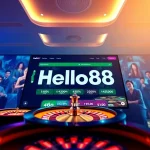 Hello88 online gambling platform showcasing vibrant betting options and engaging atmosphere.