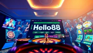 Hello88 online gambling platform showcasing vibrant betting options and engaging atmosphere.
