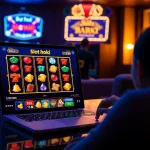 Exciting online gaming atmosphere showcasing a slot hoki game on a sleek device, highlighting vibrant graphics and player engagement.
