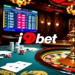 i9bet offers an engaging online casino experience with vibrant gaming tables and interactive screens.