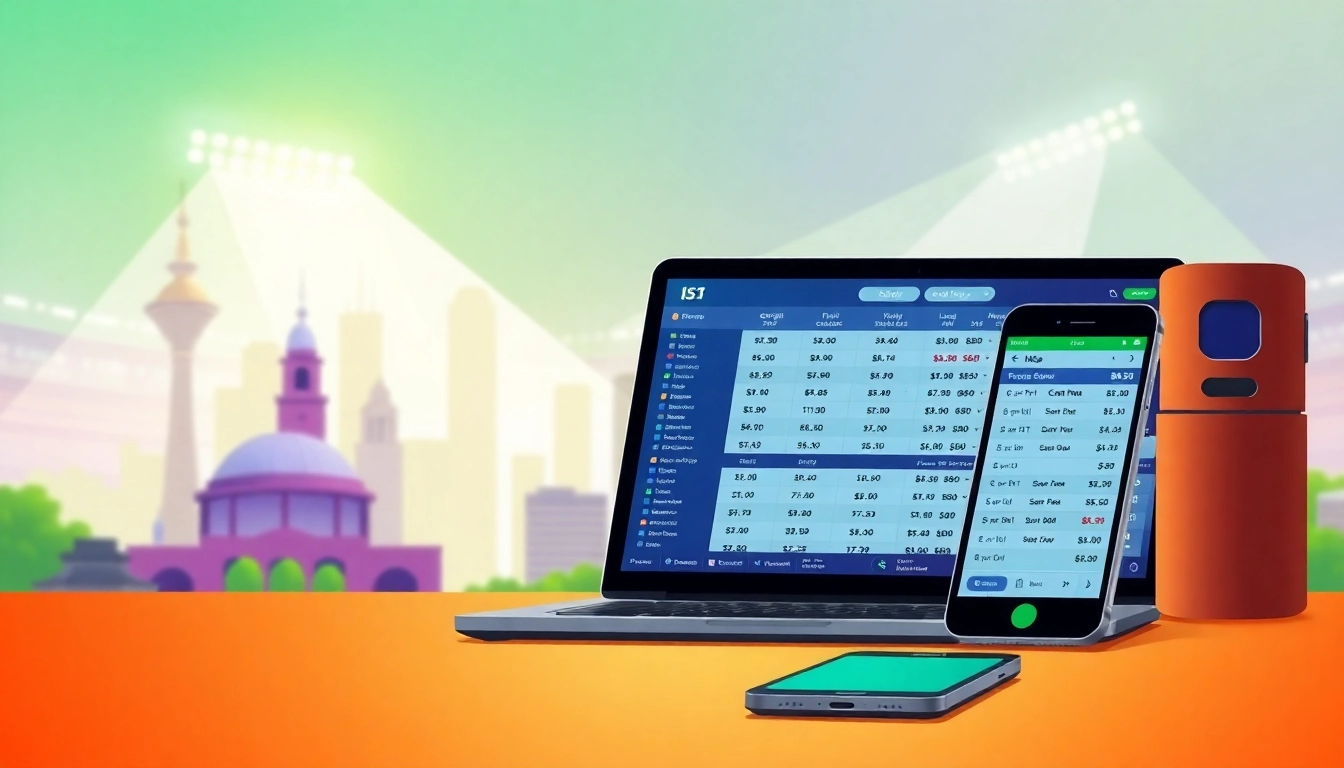 Engaging sports betting Georgia scene highlighting diverse betting options and devices.