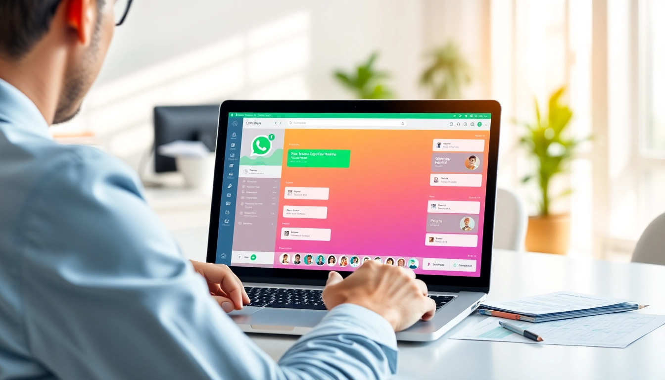 Understand What is a CRM for WhatsApp in a professional workspace environment with CRM software on display.