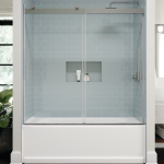 Why Homeowners Love the Frameless Sliding Shower Door Look