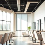Salon Craiova cu un interior modern, oferind servicii de coafură de calitate.