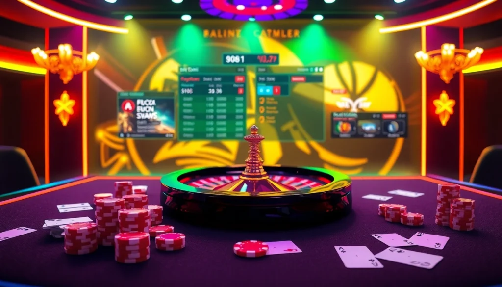 Experience the thrilling world of online betting at mk8th.net with vibrant gaming scenes and engaging interfaces.