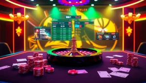 Experience the thrilling world of online betting at mk8th.net with vibrant gaming scenes and engaging interfaces.