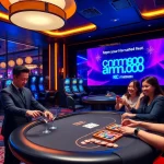 Experience the excitement of gambling with kjc mm88 in a luxurious casino environment.