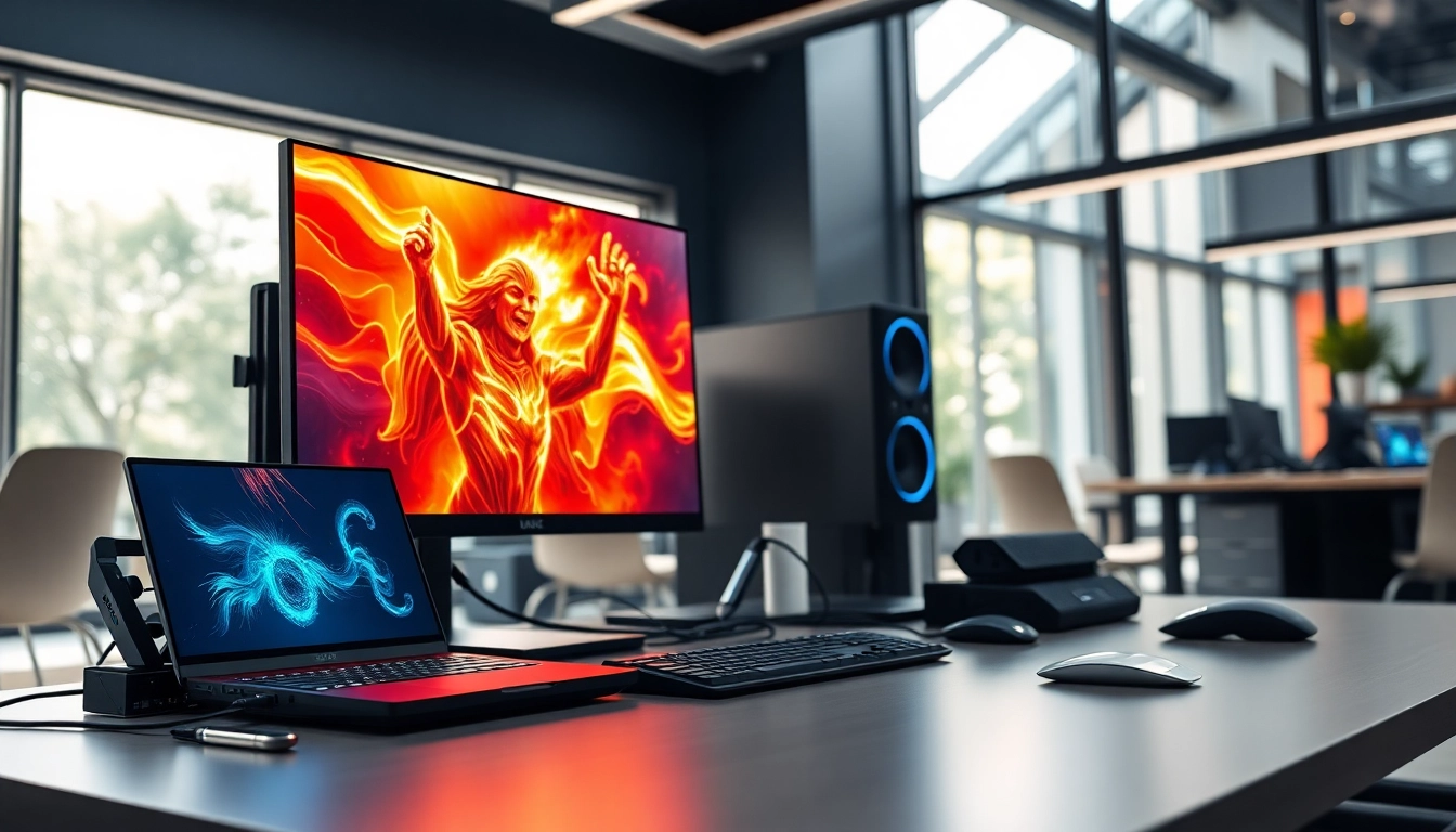 zirvegrupbilgisayar modern ofis teknolojileriyle donatılmış çalışma alanı