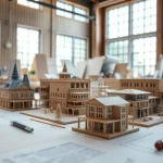 Architekturmodellbau Hannover zeigt detaillierte Modelle in einer professionellen Umgebung.