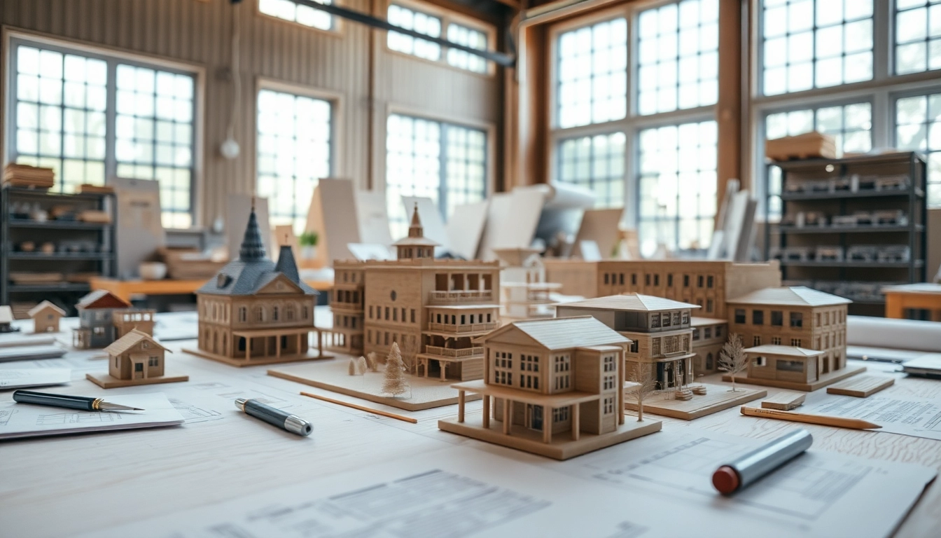 Architekturmodellbau Hannover zeigt detaillierte Modelle in einer professionellen Umgebung.