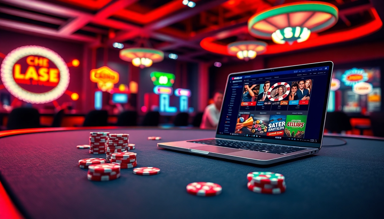 Experience engaging cs2 gambling sites with vibrant gaming elements and lively casino ambiance.