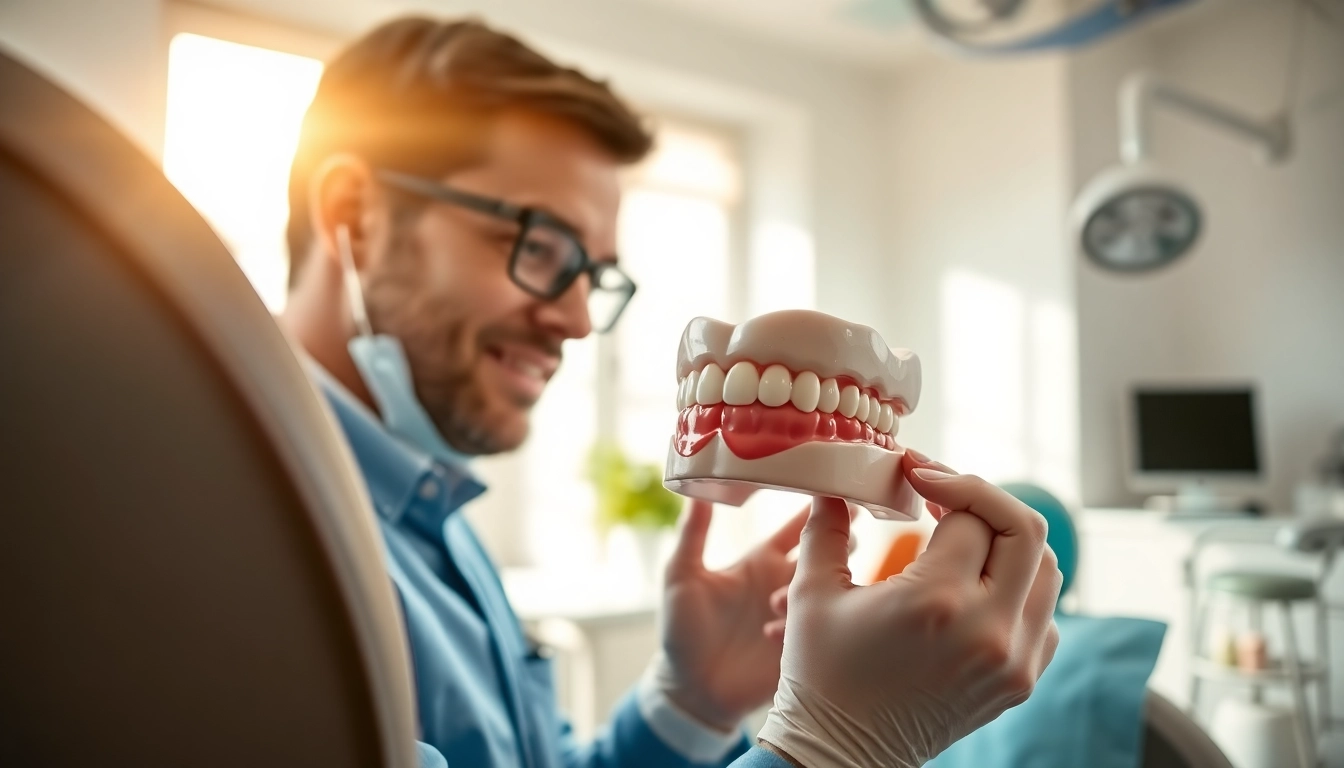 Examine das 142 tooth model in a vibrant dental office under natural light.