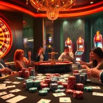 Engaging players at a lively casino table while using Tool xo so sieu toc for optimized strategies.