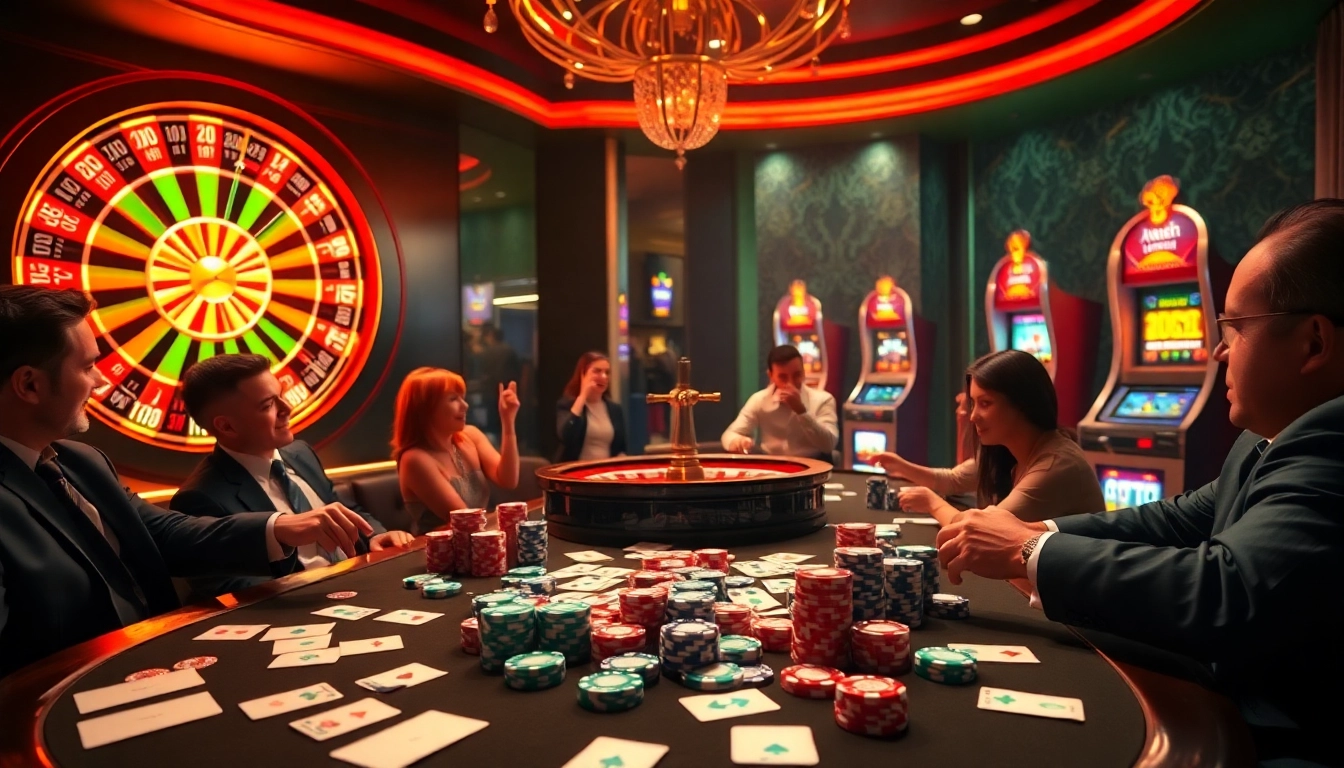 Engaging players at a lively casino table while using Tool xo so sieu toc for optimized strategies.