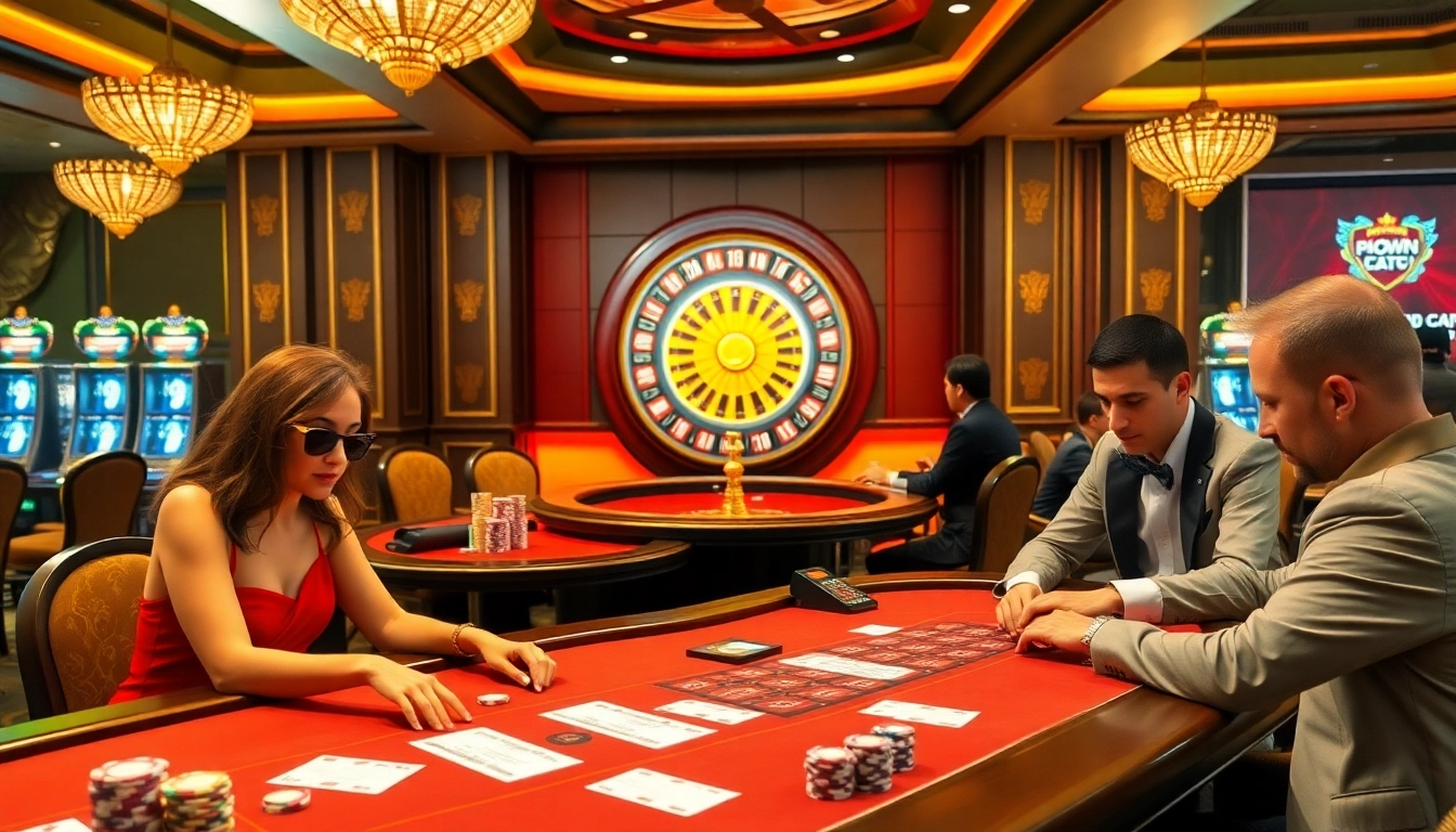 Experience the thrill of the game 98win with intense blackjack action and luxurious casino atmosphere.