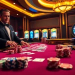Rasakan kegembiraan datukwin dengan chip poker yang berwarna-warni dan suasana kasino yang mendebarkan.