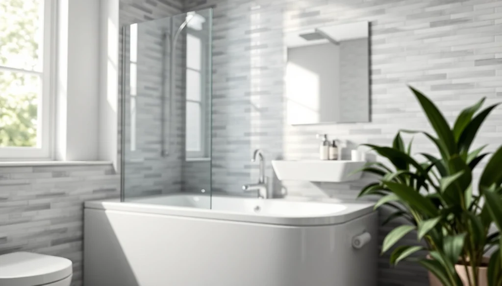 Die sonni Duschkabine 80x80 in einem eleganten Badezimmer mit modernem Design.