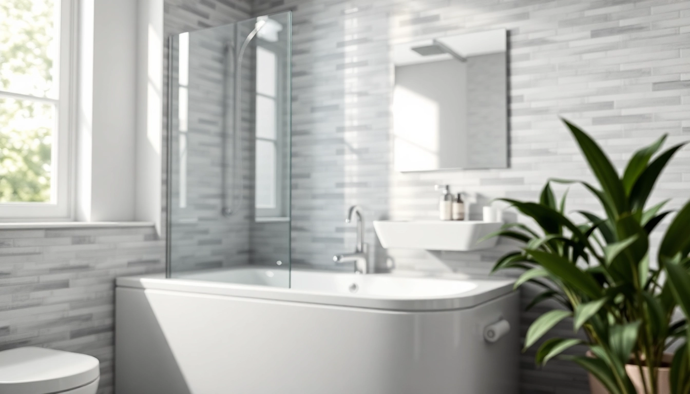 Die sonni Duschkabine 80x80 in einem eleganten Badezimmer mit modernem Design.