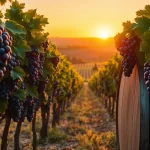 Visitors savoring wines at clarksburg wineries amidst picturesque vineyard views.
