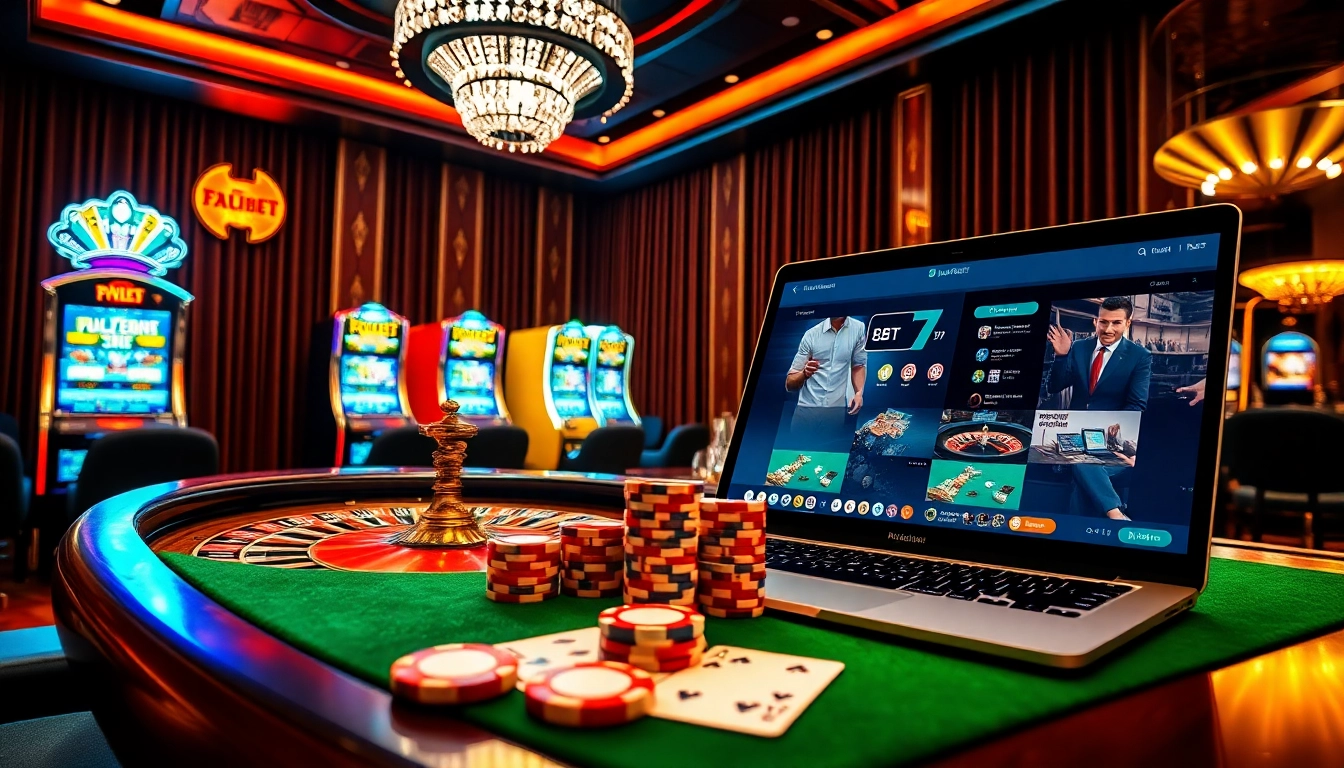 Experience the excitement of gambling with 7upbet at a luxurious casino.