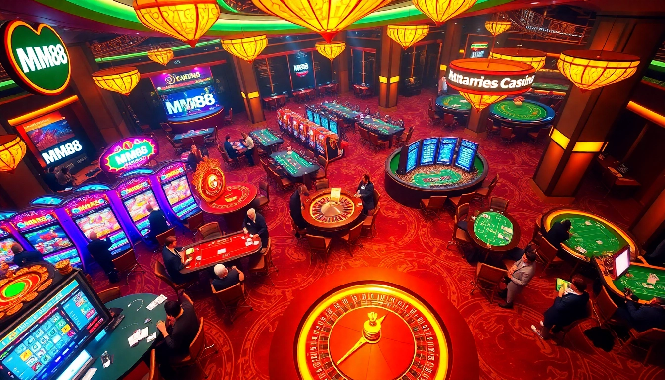 Experience the excitement of kjc mm88 with vibrant casino games and happy players.