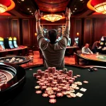 Vivez l'excitation du meilleur casino en ligne avec des joueurs profitant des tables de poker et des machines à sous vibrantes.