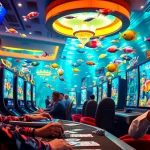 Experience thrilling bắn cá đổi thưởng gameplay with vibrant graphics and exciting underwater action.