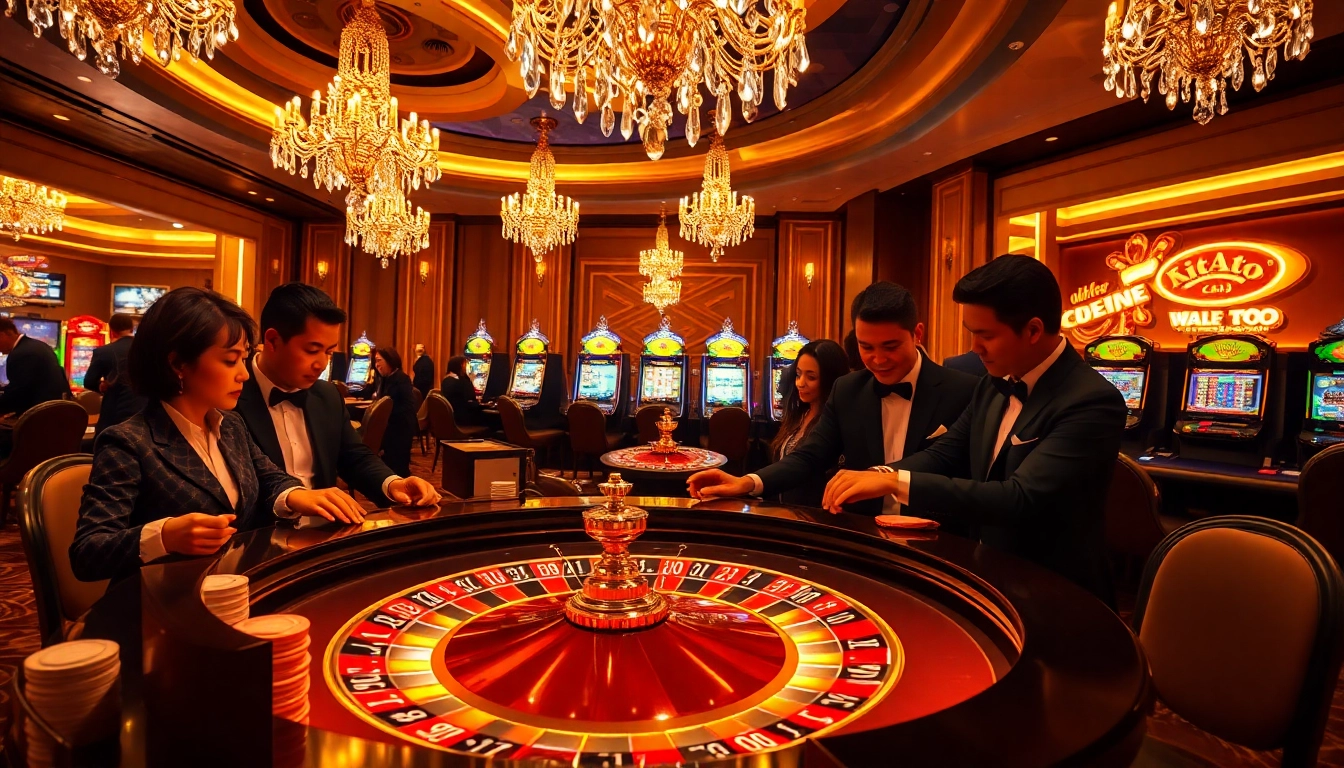 Rasakan permainan taruhan tinggi dengan kit4d toto, menampilkan meja roulette eksklusif dan suasana perjudian kelas atas.