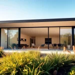 Contemporary Home Expansion showcasing sleek architectural design and lush landscaping.
