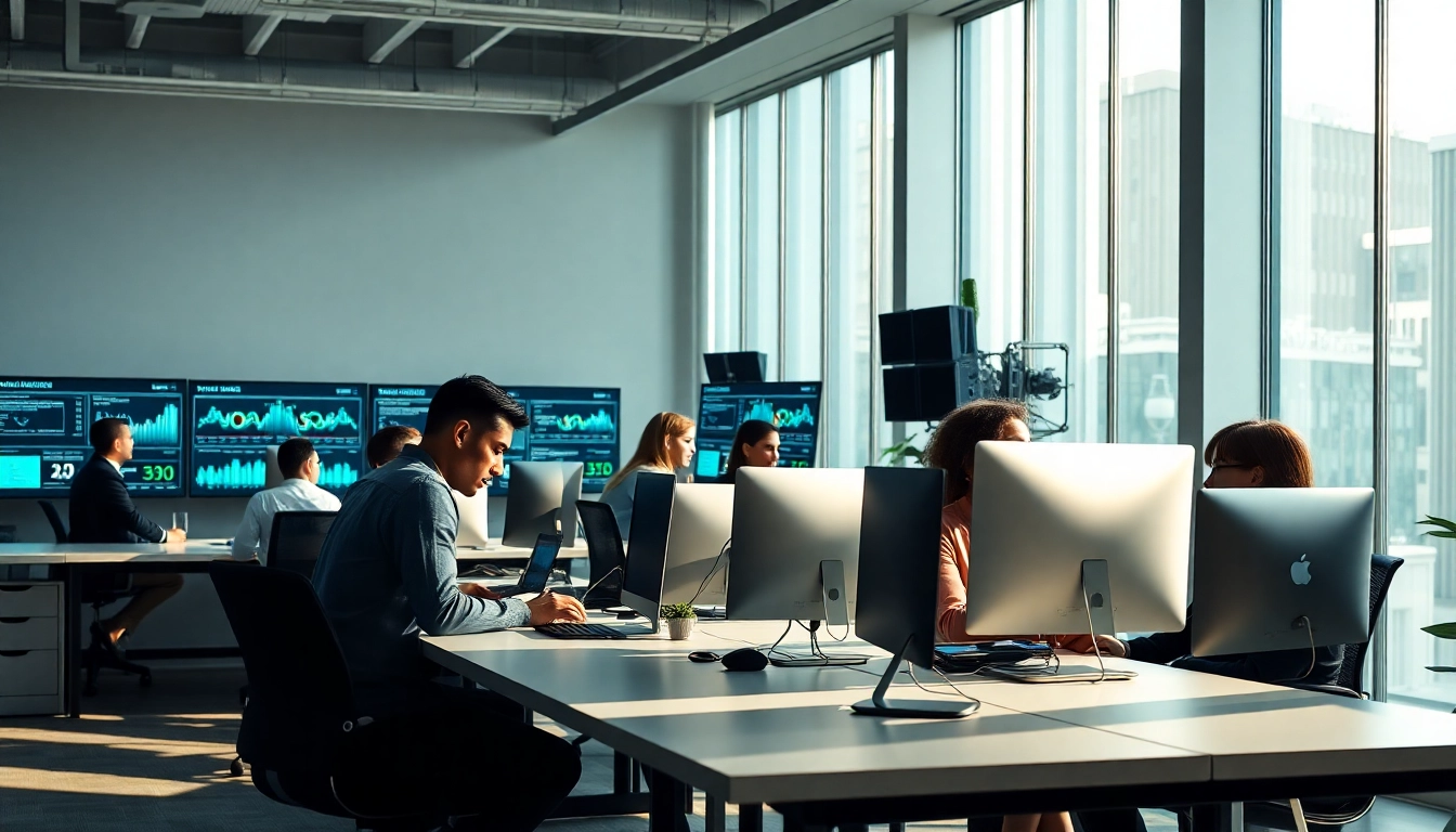 Video to prompt ai generation in a modern office setting with professionals collaborating.