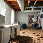 Effective Crawl Space Restoration techniques with technicians maintaining a clean and safe space.