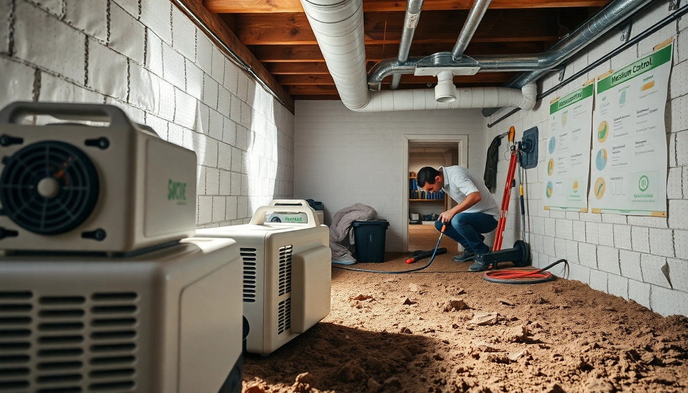 Effective Crawl Space Restoration techniques with technicians maintaining a clean and safe space.