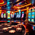 Découvrez l'excitation au meilleur casino en ligne avec des machines à sous vibrantes et des jetons de poker dynamiques.