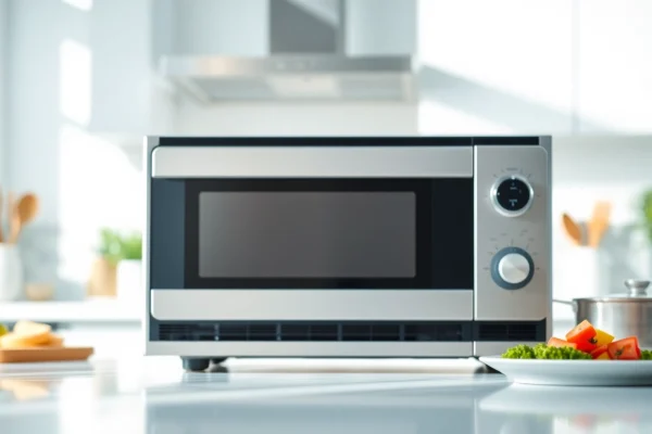Enhance your cooking with a modern Microwave Oven featuring sleek design and advanced features.