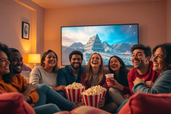 สนุกสนานกับการดูหนังออนไลน์ในคืนภาพยนตร์ที่บ้าน