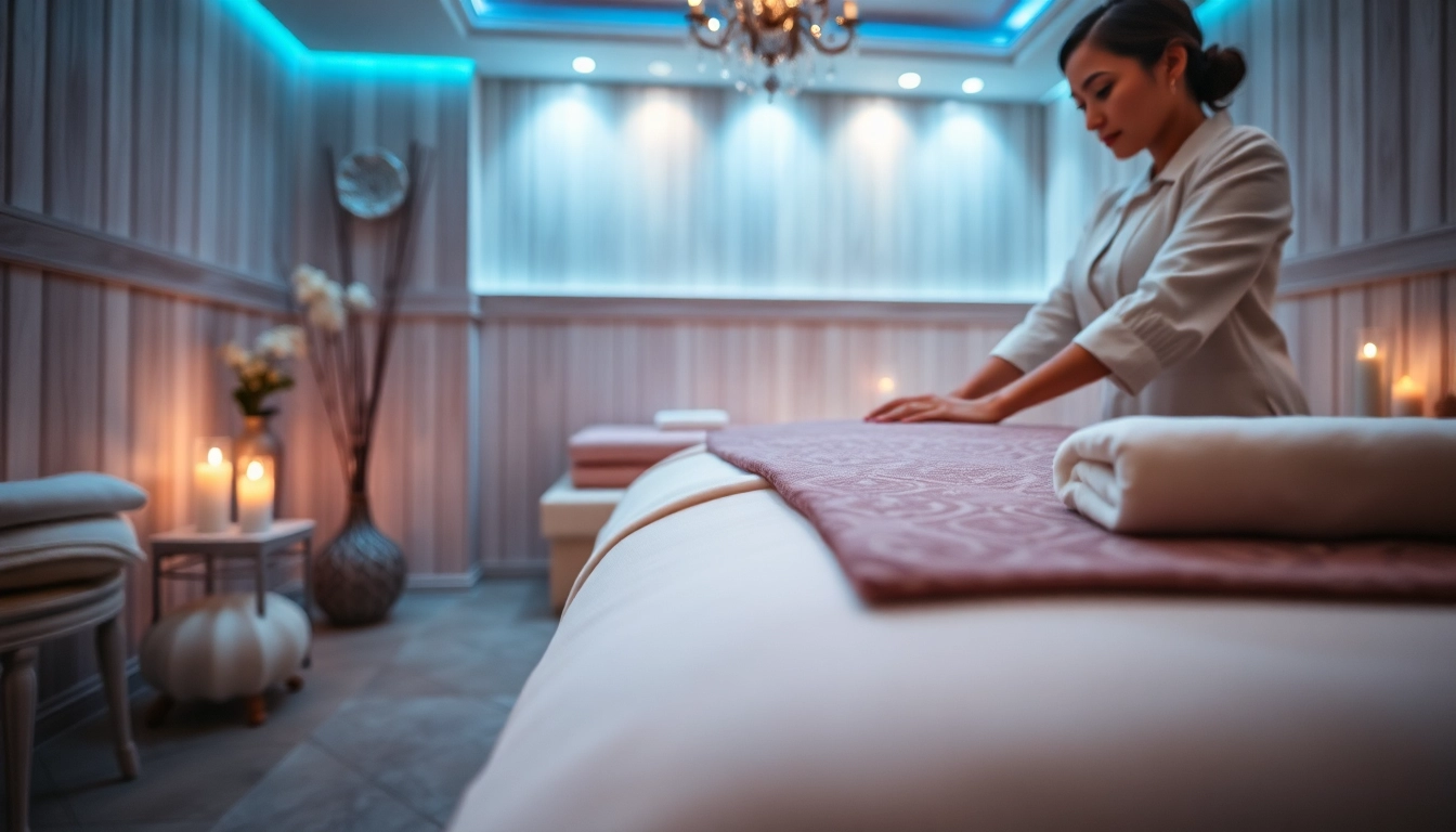 편안함과 우아함을 보여주는 고요한 마사지 환경에서 전문 마사지사와 함께하는 럭셔리한 러시아마사지 경험.