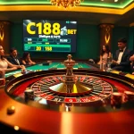 Experience the thrill of C168 BET with vibrant roulette action and glamorous gameplay.