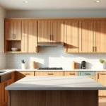 Cabinet Refacing Saint Petersburg FL showcasing a beautifully updated kitchen with modern cabinets.
